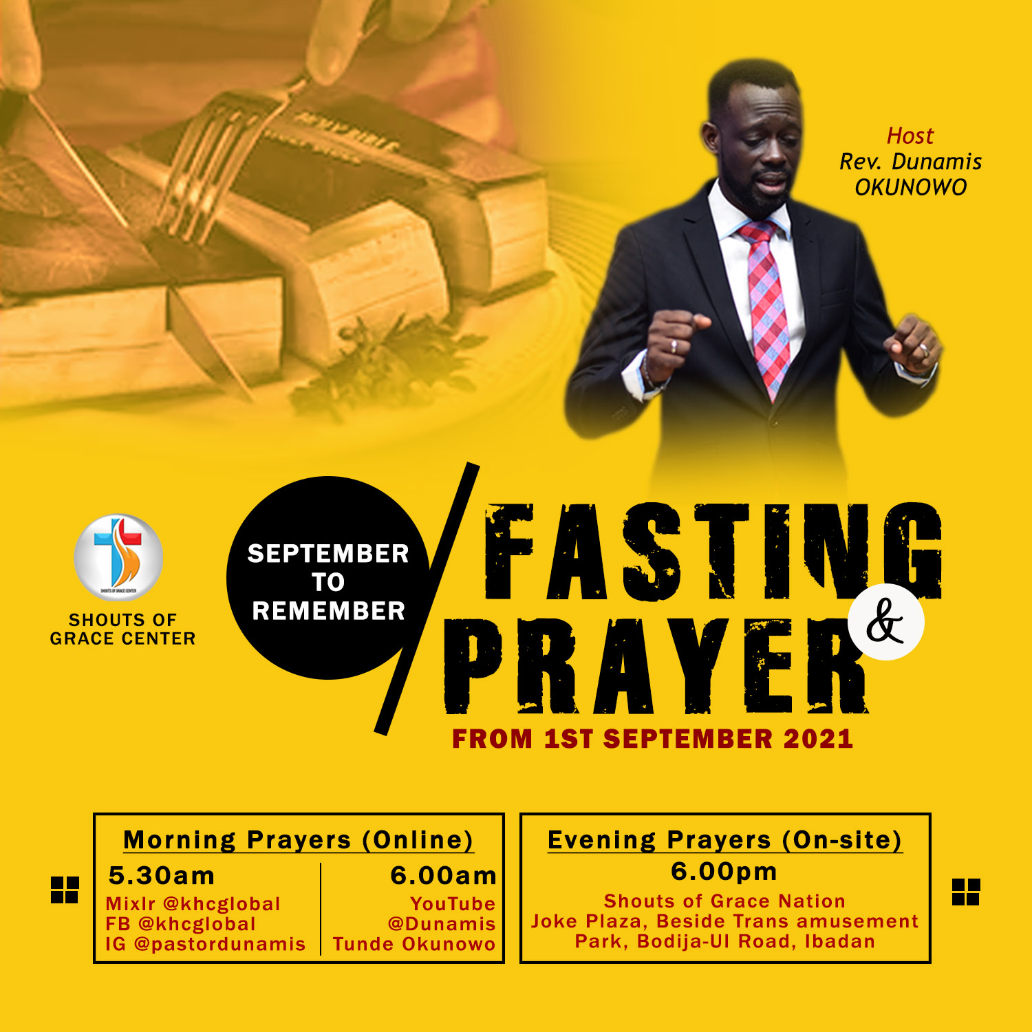 September To Remember Fasting  – Day 1