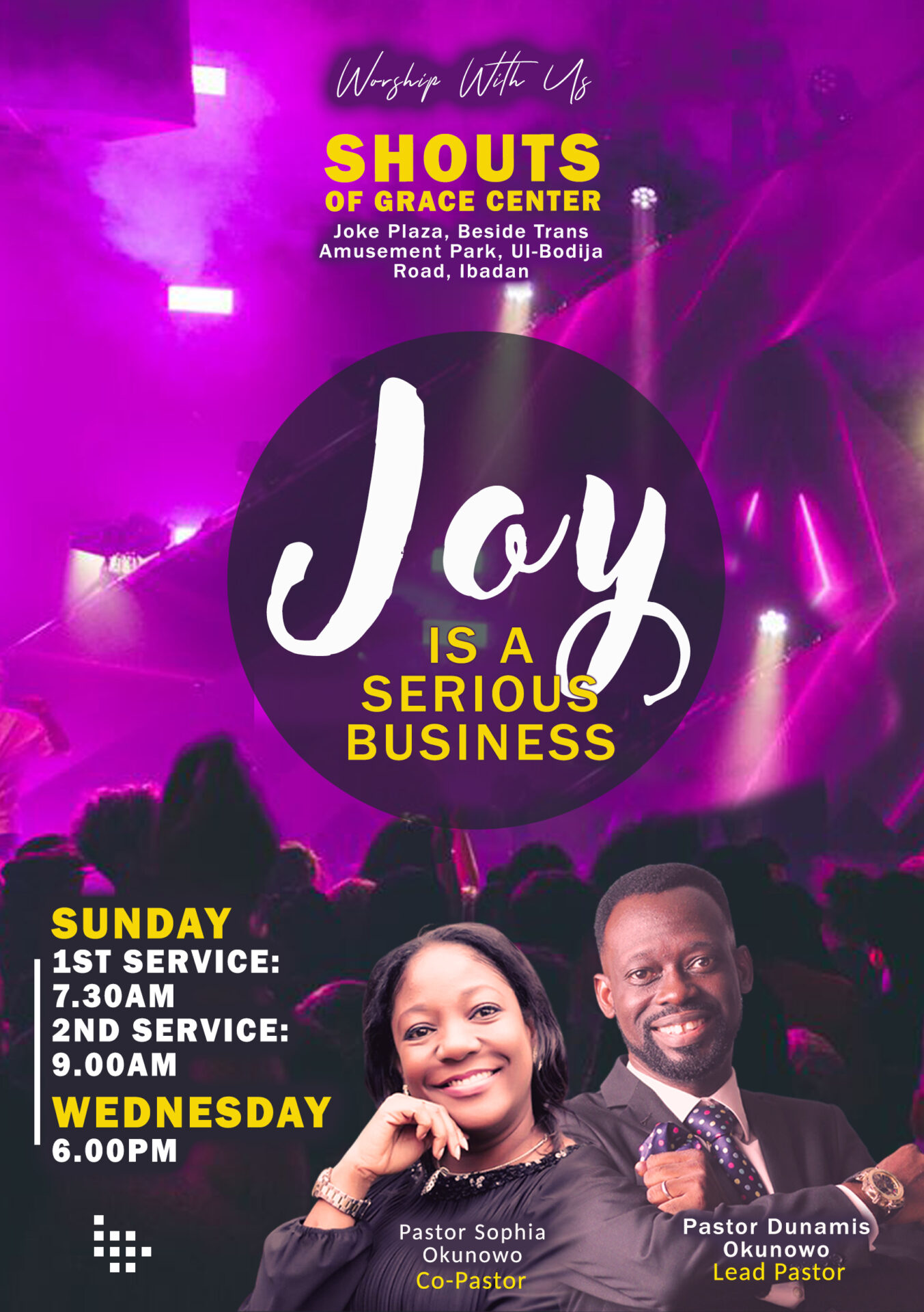 Joy Is A Serious Business By Pastor Dunamis (14th November 2021)