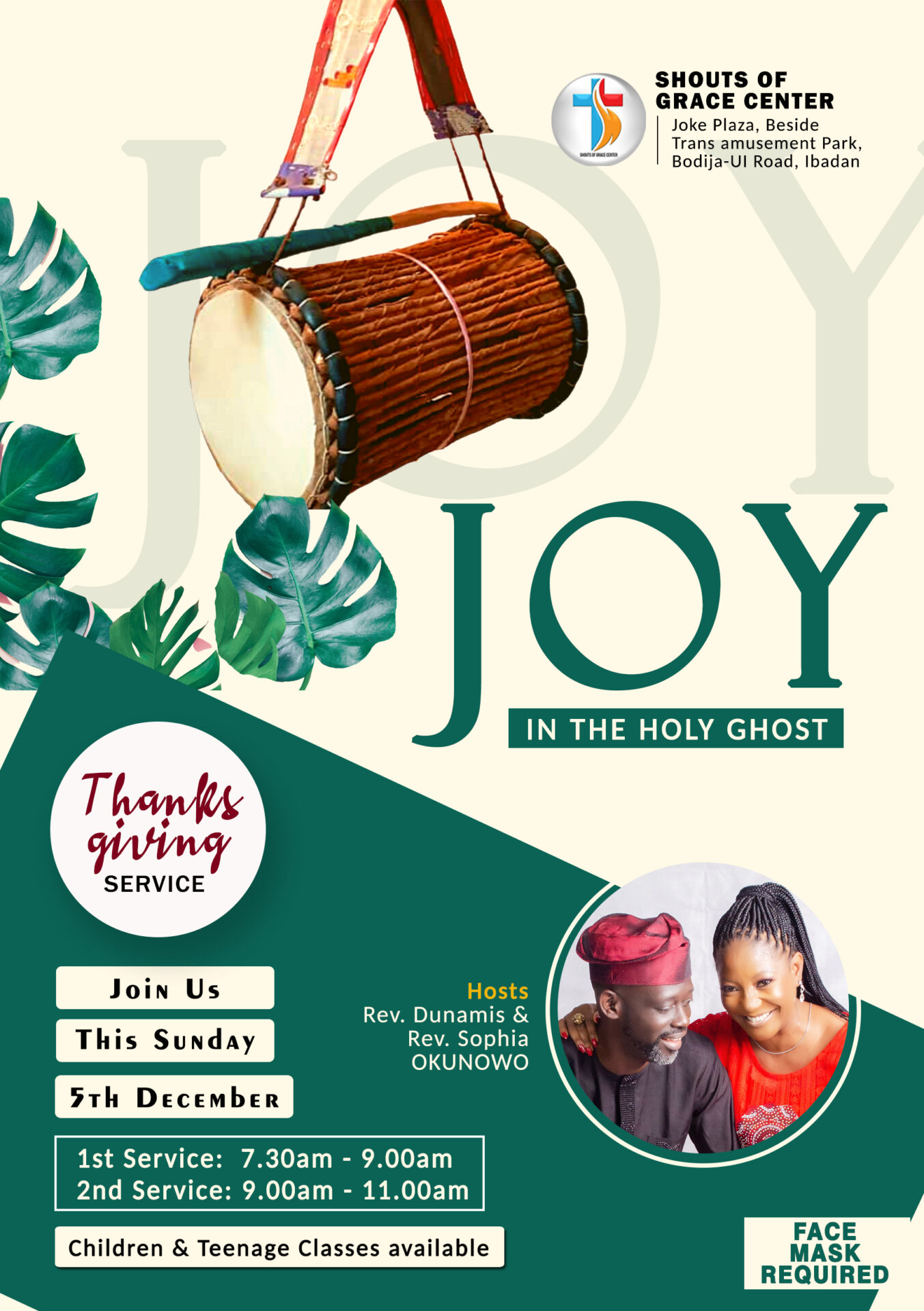 The Seed Of Joy By Pastor Dunamis (5th December 2021)