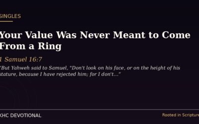 Your Value Was Never Meant to Come From a Ring