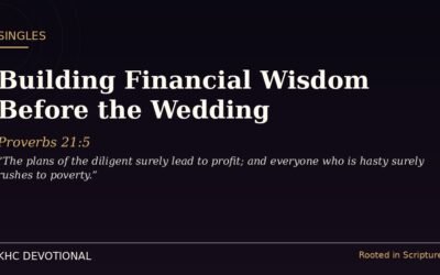 Building Financial Wisdom Before the Wedding