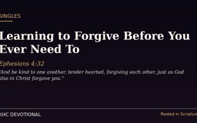 Learning to Forgive Before You Ever Need To